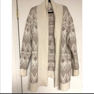 XXL Old Navy Fair Isle cardigan Sweater